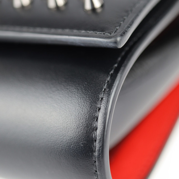 Christian Louboutin Paloma Clutch Shoulder Bag Leather Black - Picture 4 of 8